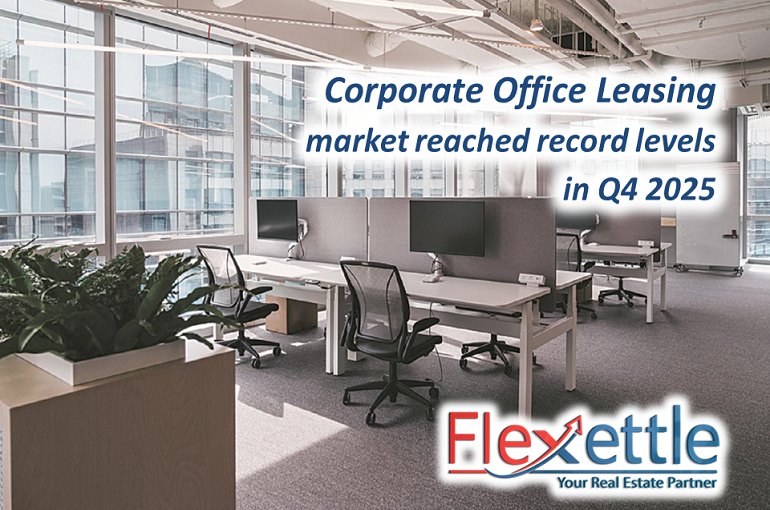Corporate Office Leasing hit new highs